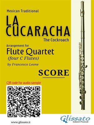 cover image of Flute Quartet Score of "La Cucaracha"